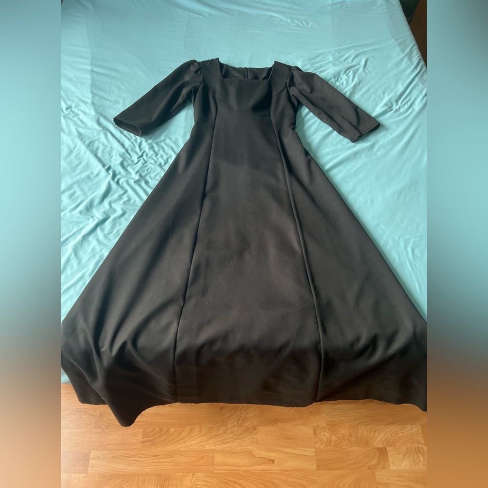 Black formal concert attire